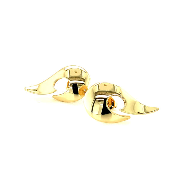'A Moment in Time' Gold Earrings