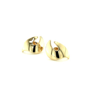 Contemporary Stud Earrings - Gold